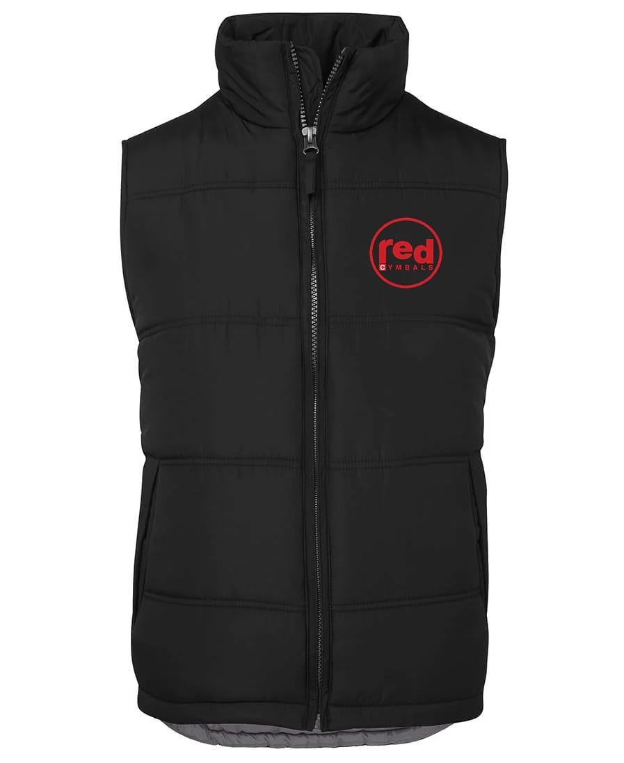Red Cymbals Puffer Jacket Red Cymbals Puffer Jacket / Vest Red Cymbals Puffer Jacket / Vest