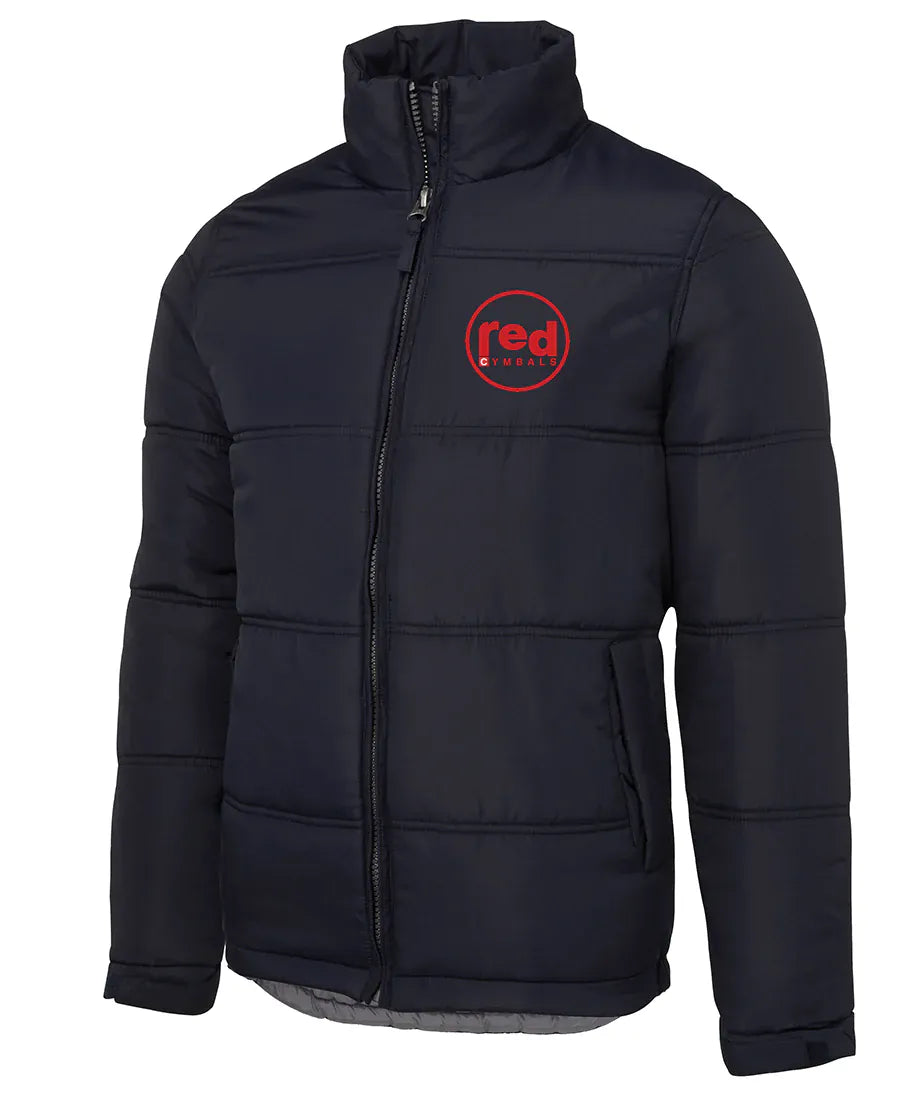 Red Cymbals Puffer Jacket Red Cymbals Puffer Jacket / Vest Red Cymbals Puffer Jacket / Vest