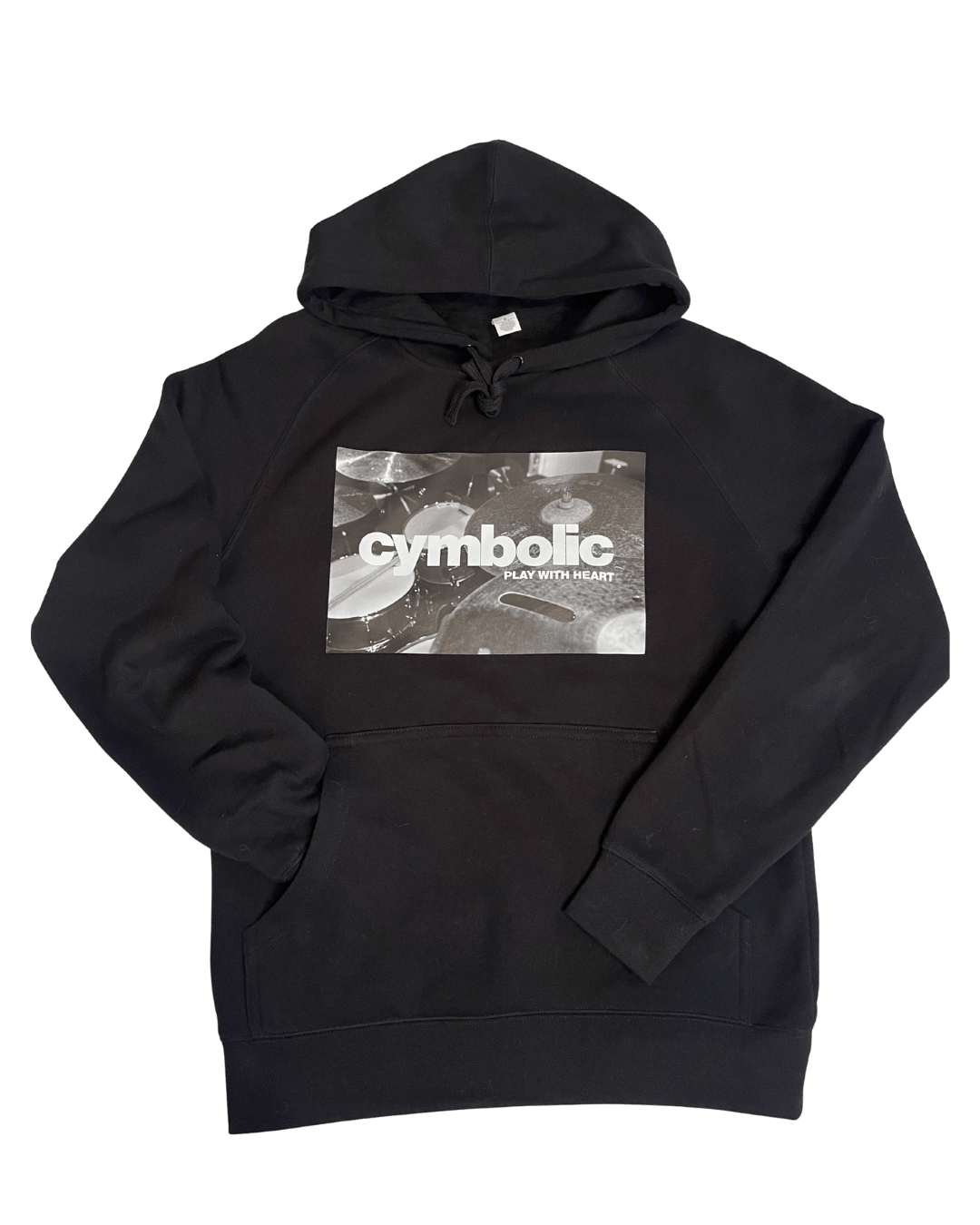 Red Cymbals Hoodie Cymbolic 'Play With Heart' Graphic Hoodie or Tshirt Cymbolic 'Play With Heart' Graphic Hoodie or Tshirt