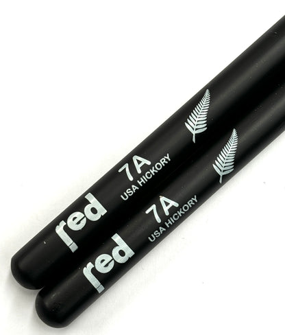 Red Cymbals Drum Sticks Red Drumsticks Silver Fern Sticks Black or Silver Red Drumsticks Silver Fern Sticks Black or Silver