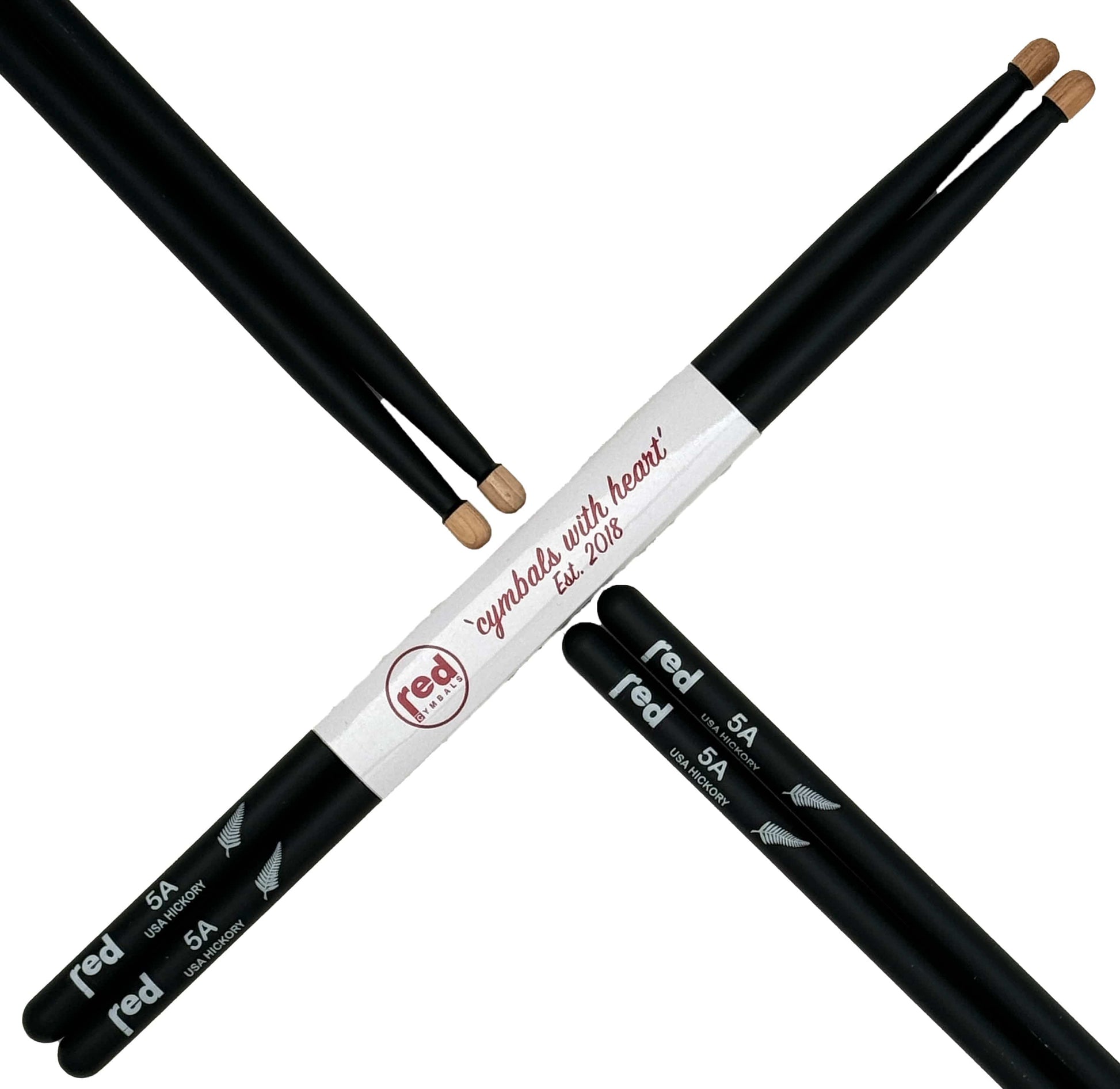 Red Cymbals Drum Sticks Red Drumsticks Silver Fern Sticks Black or Silver Red Drumsticks Silver Fern Sticks Black or Silver