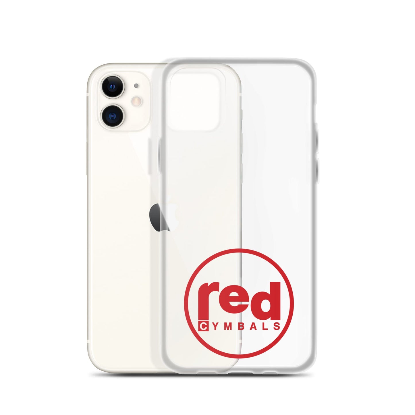 Red Cymbals  Mobile Phone Case Clear Case for iPhone® Clear Case for iPhone®