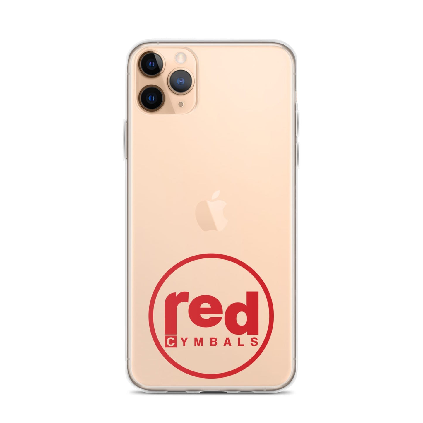 Red Cymbals  Mobile Phone Case Clear Case for iPhone® Clear Case for iPhone®