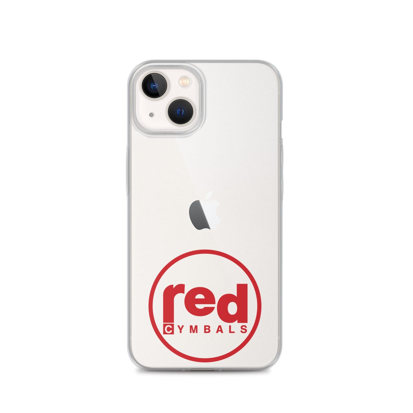 Red Cymbals  Mobile Phone Case Clear Case for iPhone® Clear Case for iPhone®