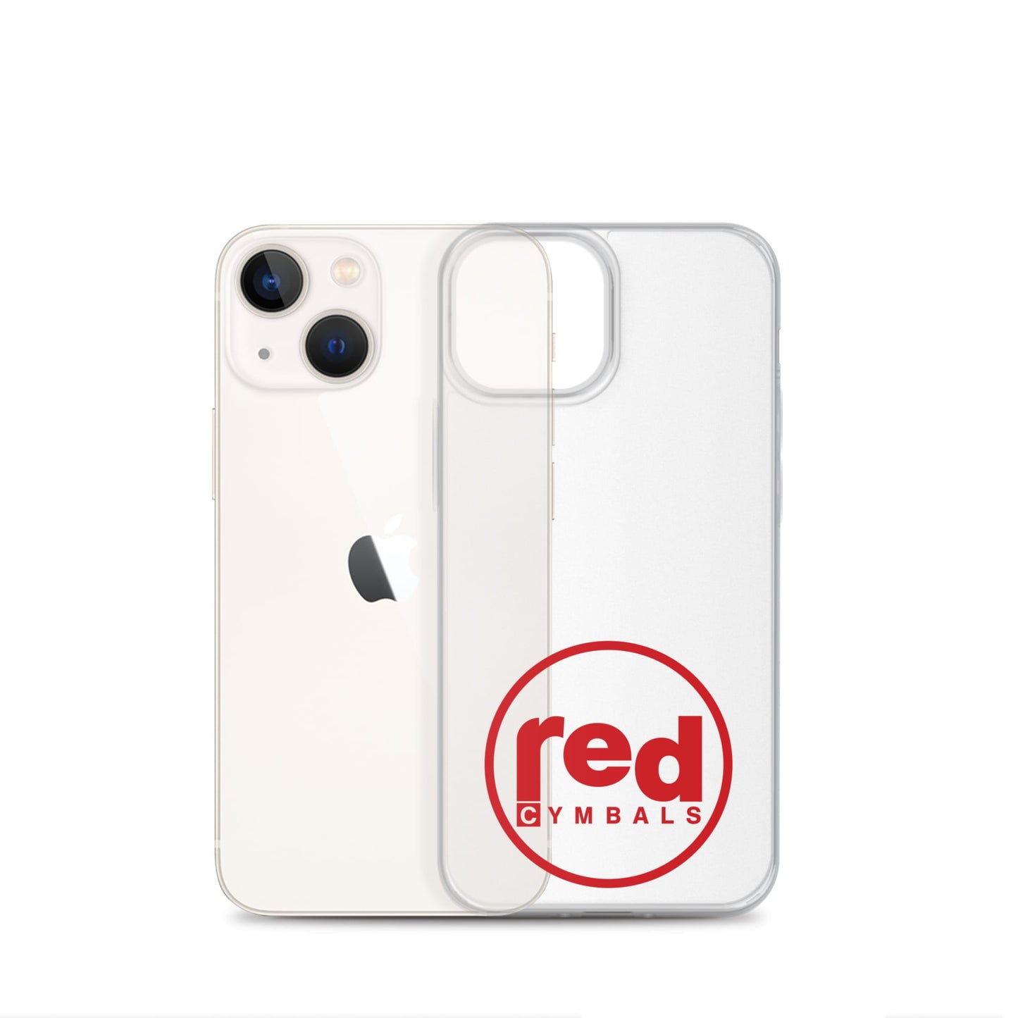 Red Cymbals  Mobile Phone Case Clear Case for iPhone® Clear Case for iPhone®