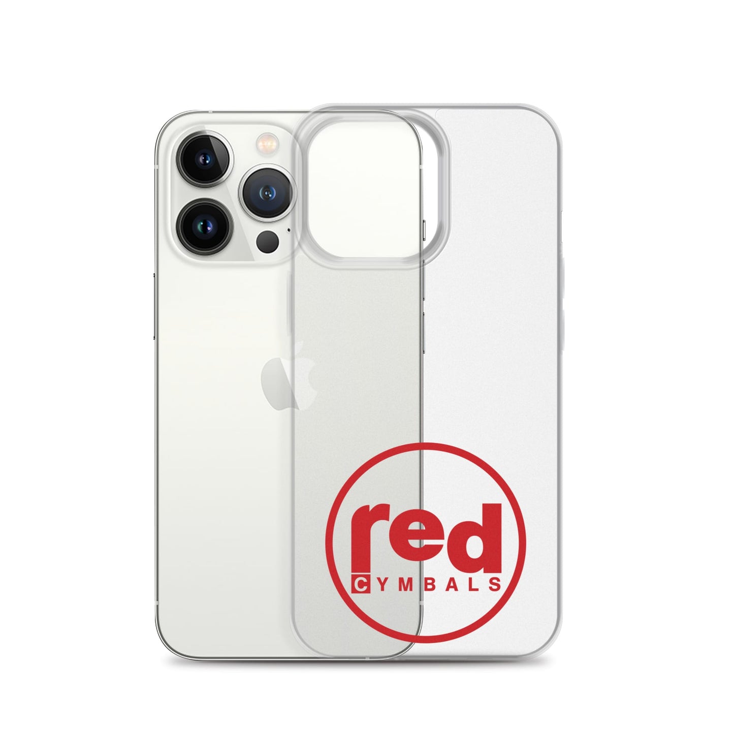 Red Cymbals  Mobile Phone Case Clear Case for iPhone® Clear Case for iPhone®