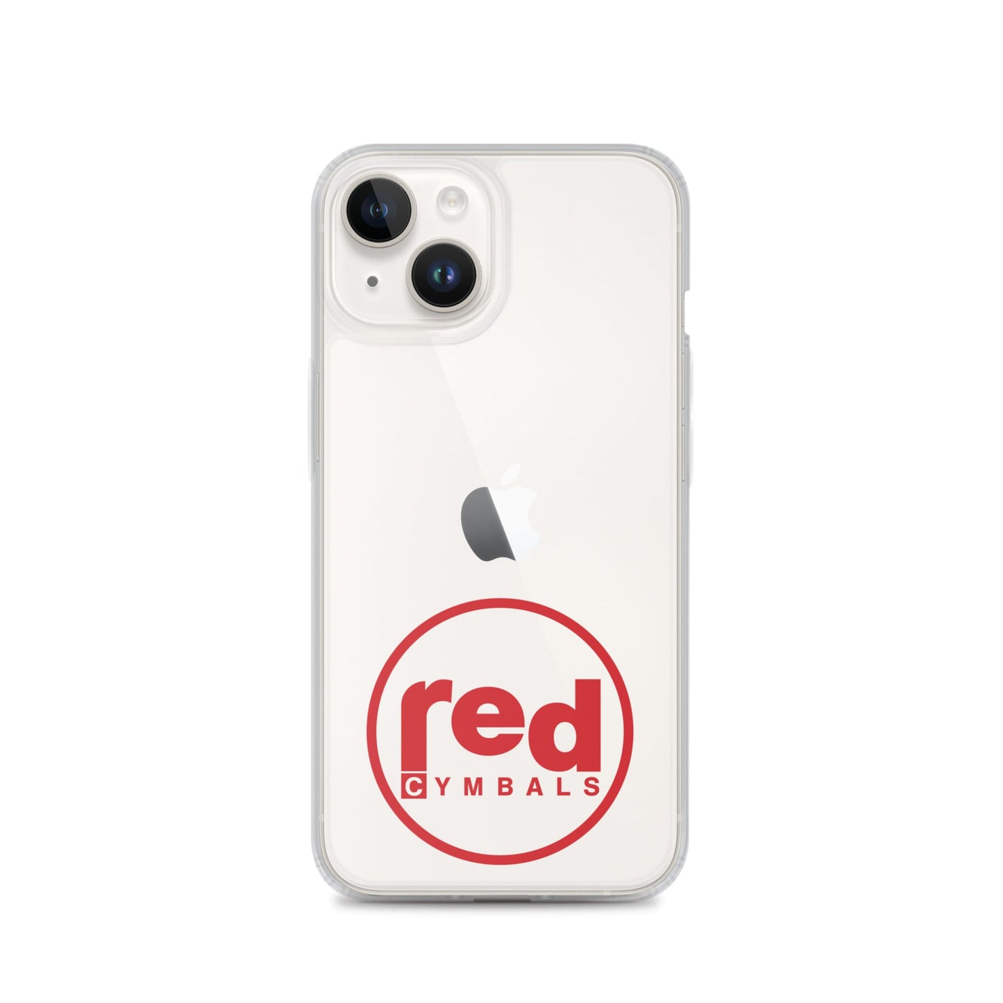 Red Cymbals  Mobile Phone Case Clear Case for iPhone® Clear Case for iPhone®