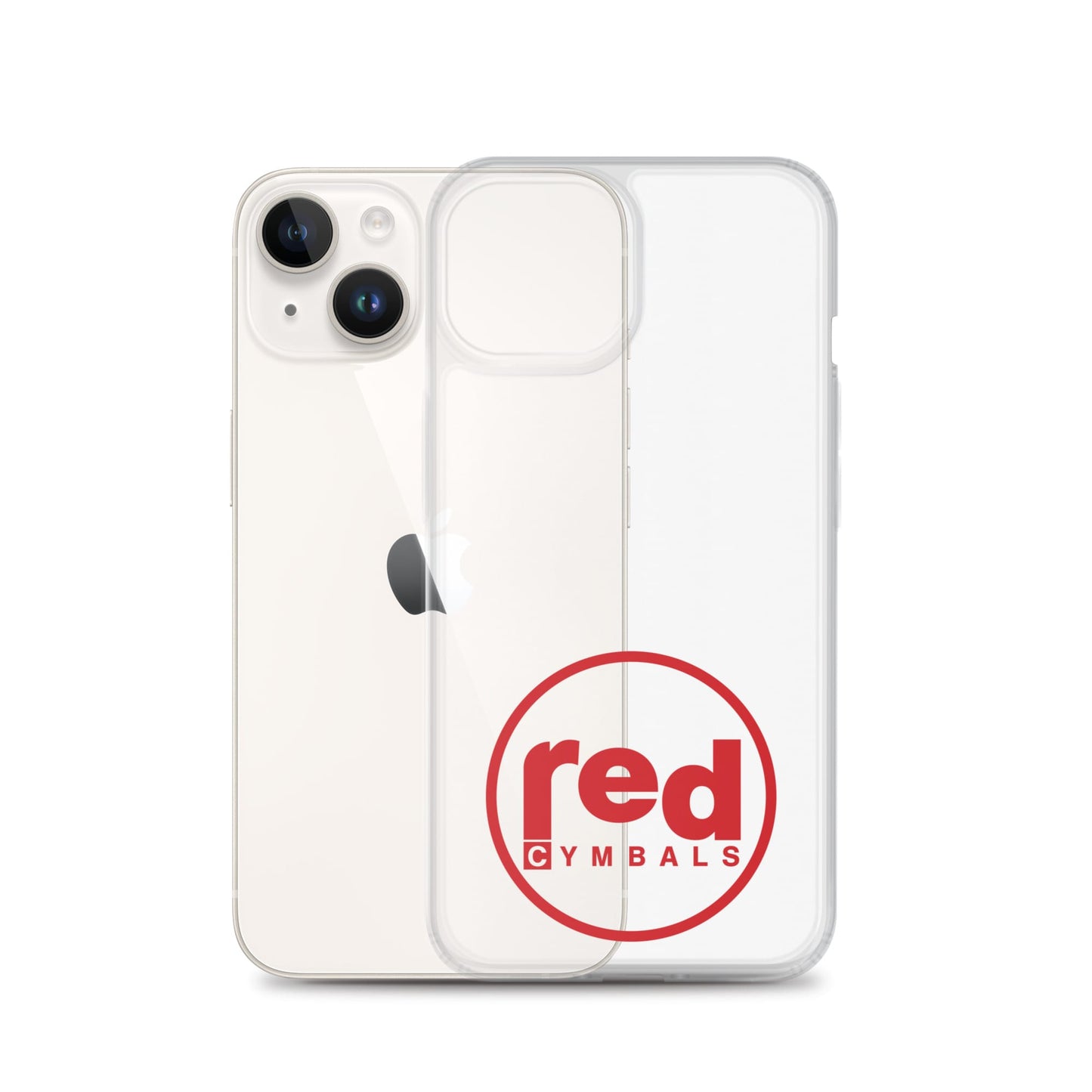 Red Cymbals  Mobile Phone Case Clear Case for iPhone® Clear Case for iPhone®