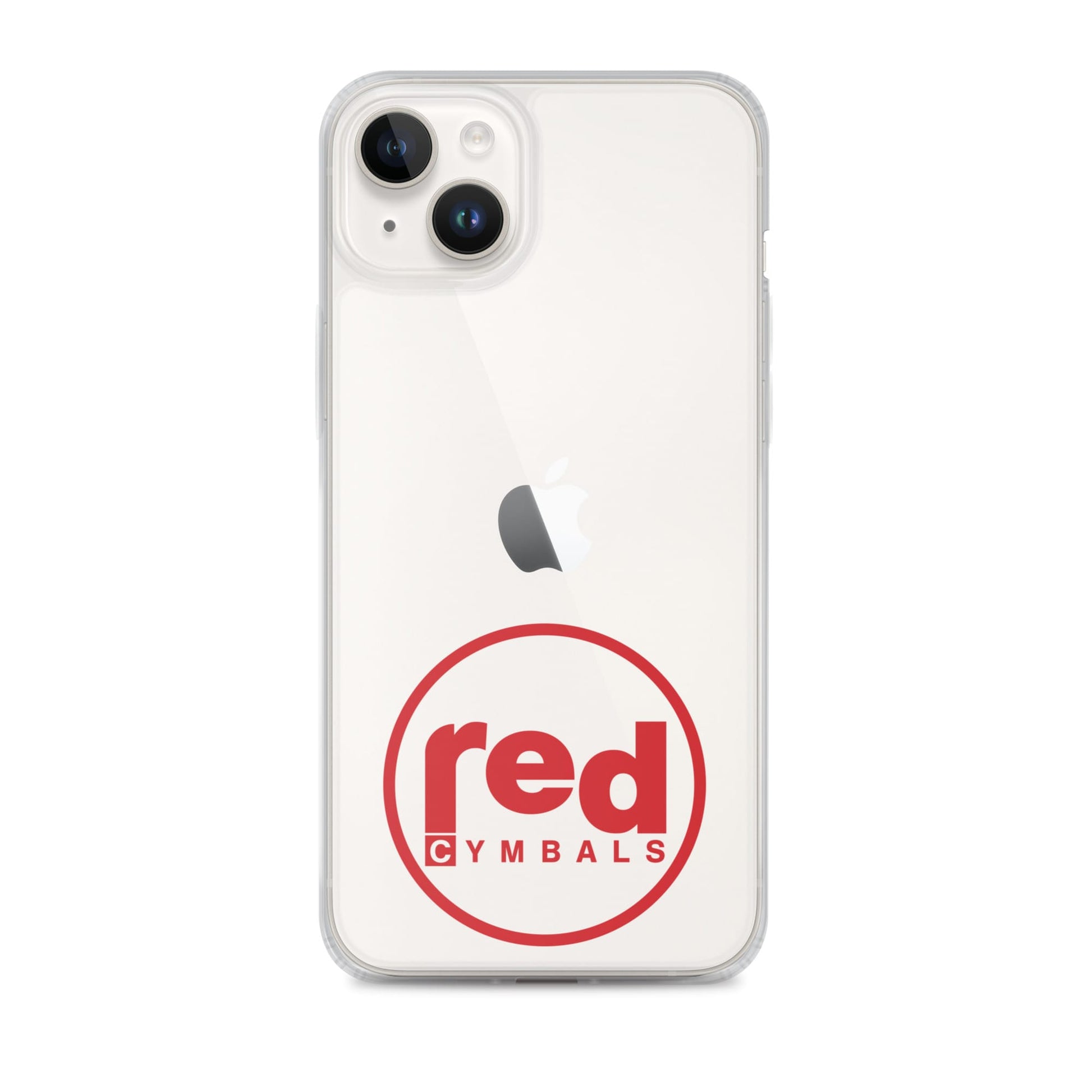 Red Cymbals  Mobile Phone Case Clear Case for iPhone® Clear Case for iPhone®