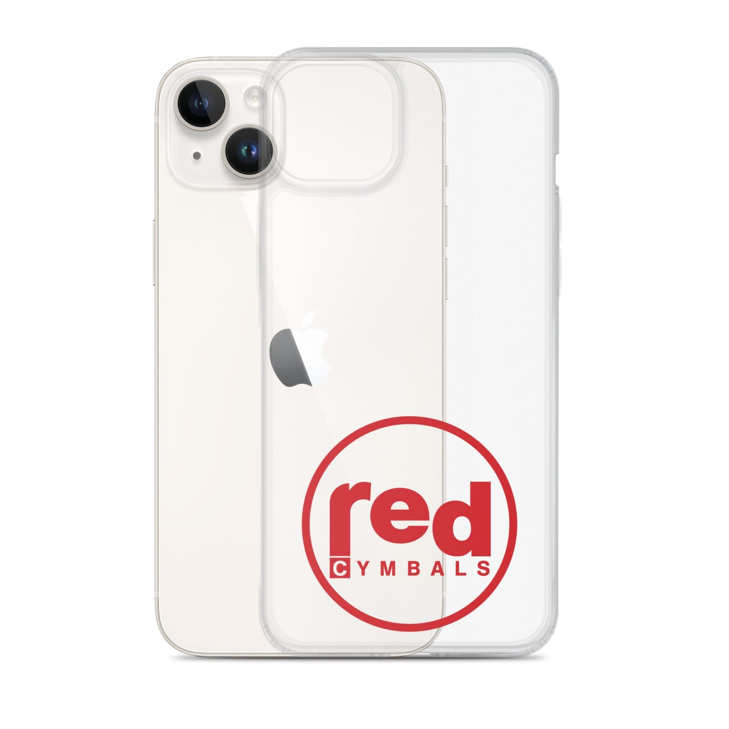 Red Cymbals  Mobile Phone Case Clear Case for iPhone® Clear Case for iPhone®