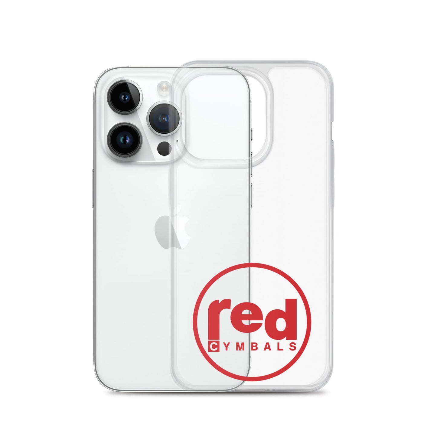 Red Cymbals  Mobile Phone Case Clear Case for iPhone® Clear Case for iPhone®