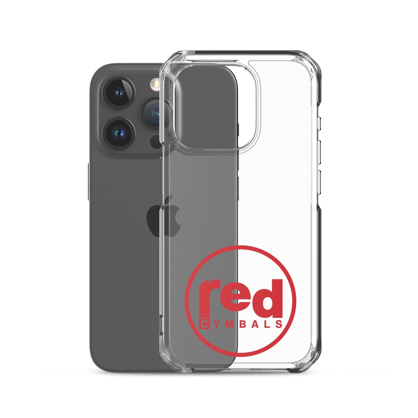 Red Cymbals  Mobile Phone Case Clear Case for iPhone® Clear Case for iPhone®