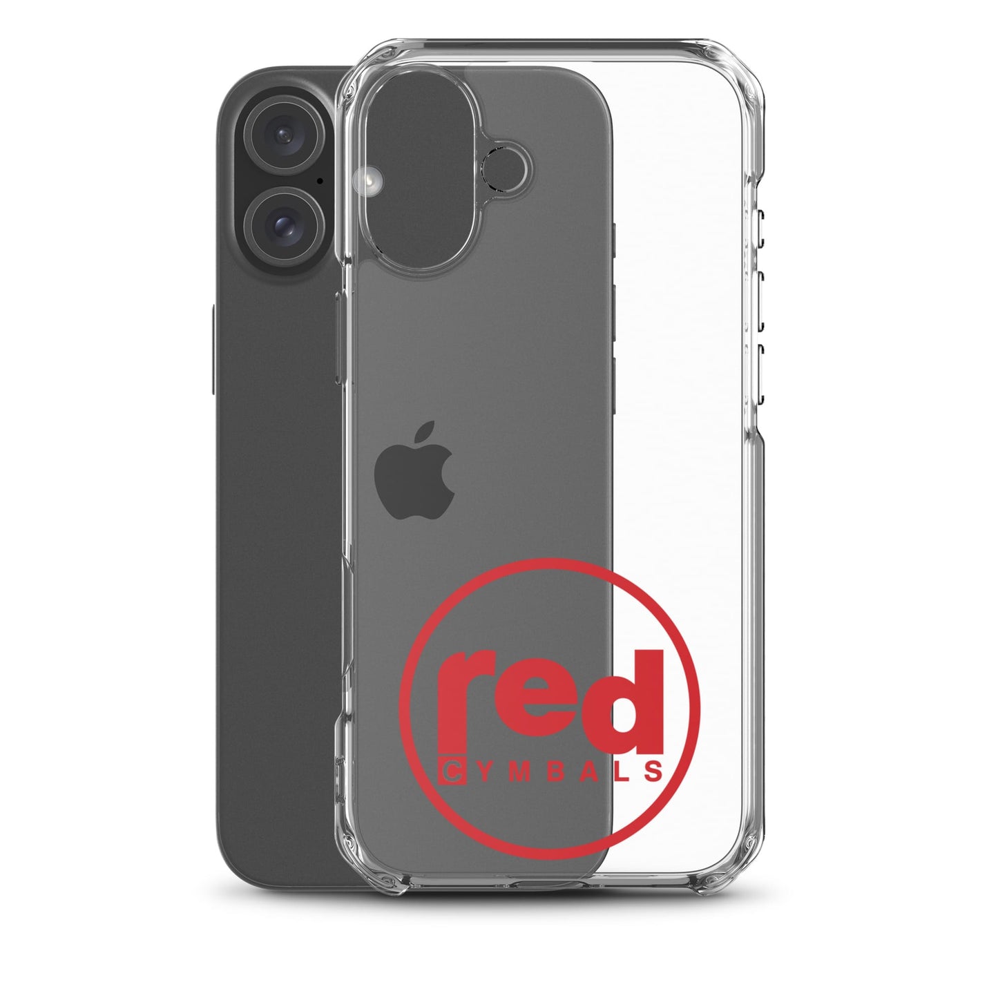 Red Cymbals  Mobile Phone Case Clear Case for iPhone® Clear Case for iPhone®