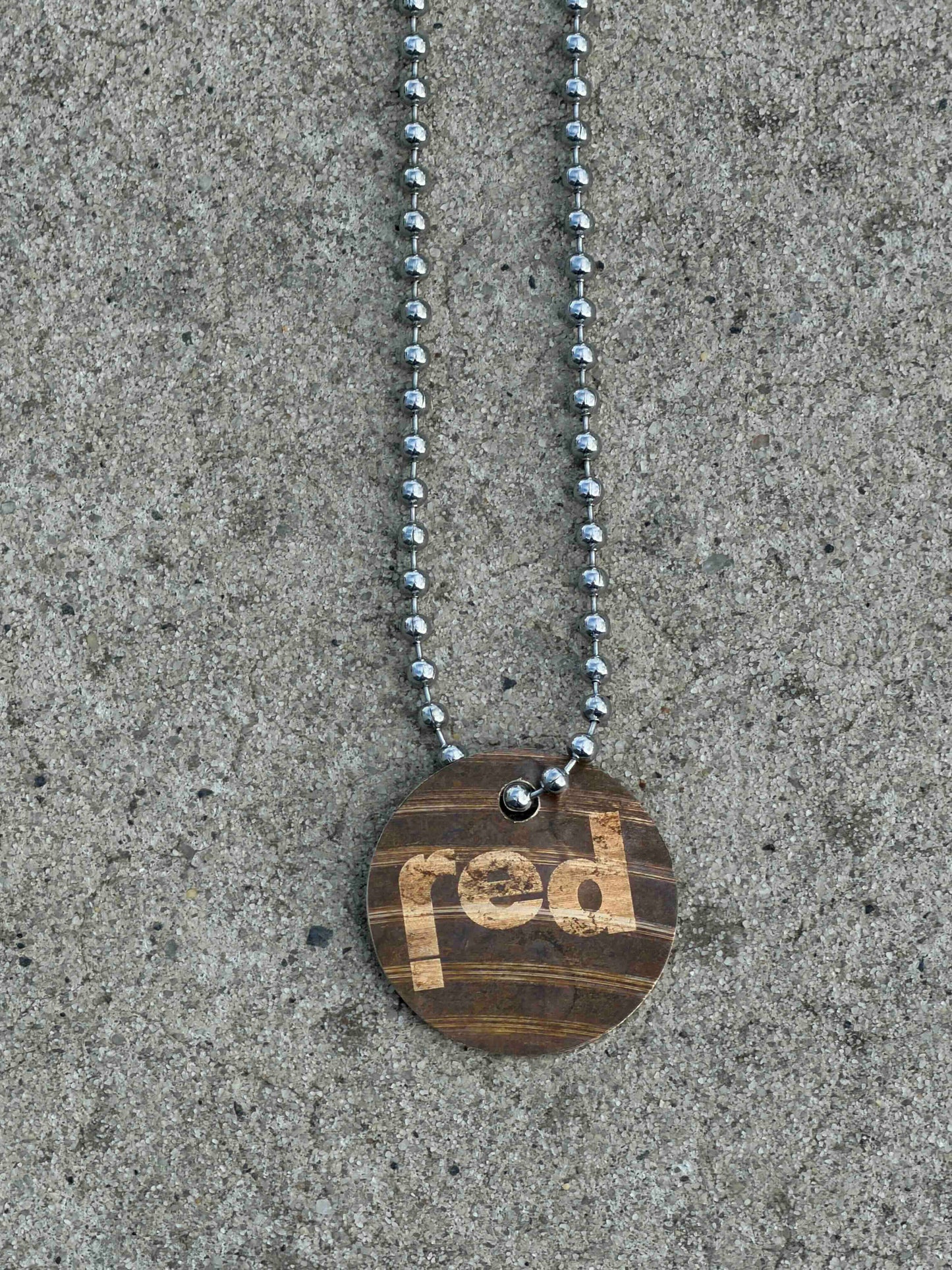 Cymbal Sizzle Sizzle Necklace bead leathette