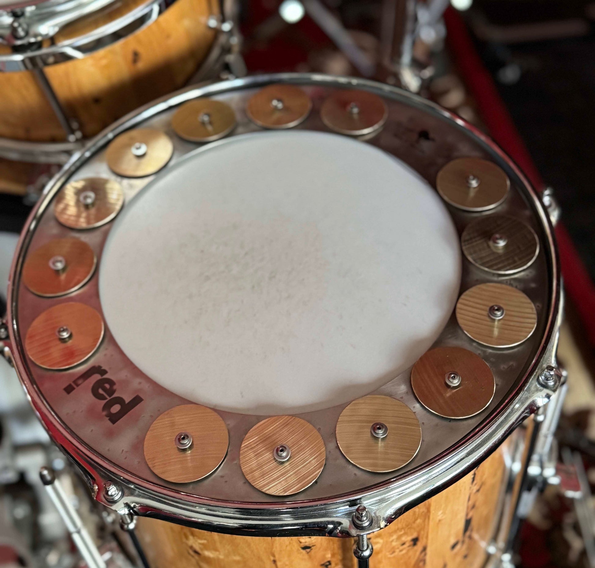 Red Cymbals Jingle Ring Jingles 14" Snare Ring or 6.75" Money Jingle Ring Jingles 14" Snare Ring or 6.75" Money Jingle Ring