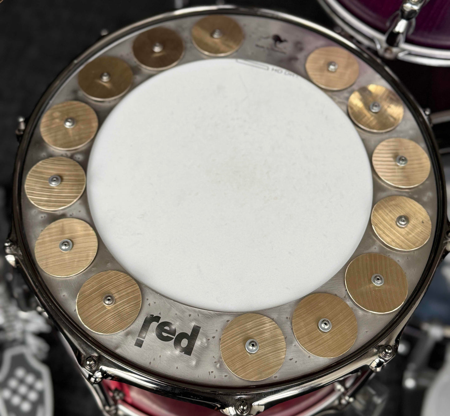 Red Cymbals Jingle Ring Jingles 14" Snare Ring or 6.75" Money Jingle Ring Jingles 14" Snare Ring or 6.75" Money Jingle Ring