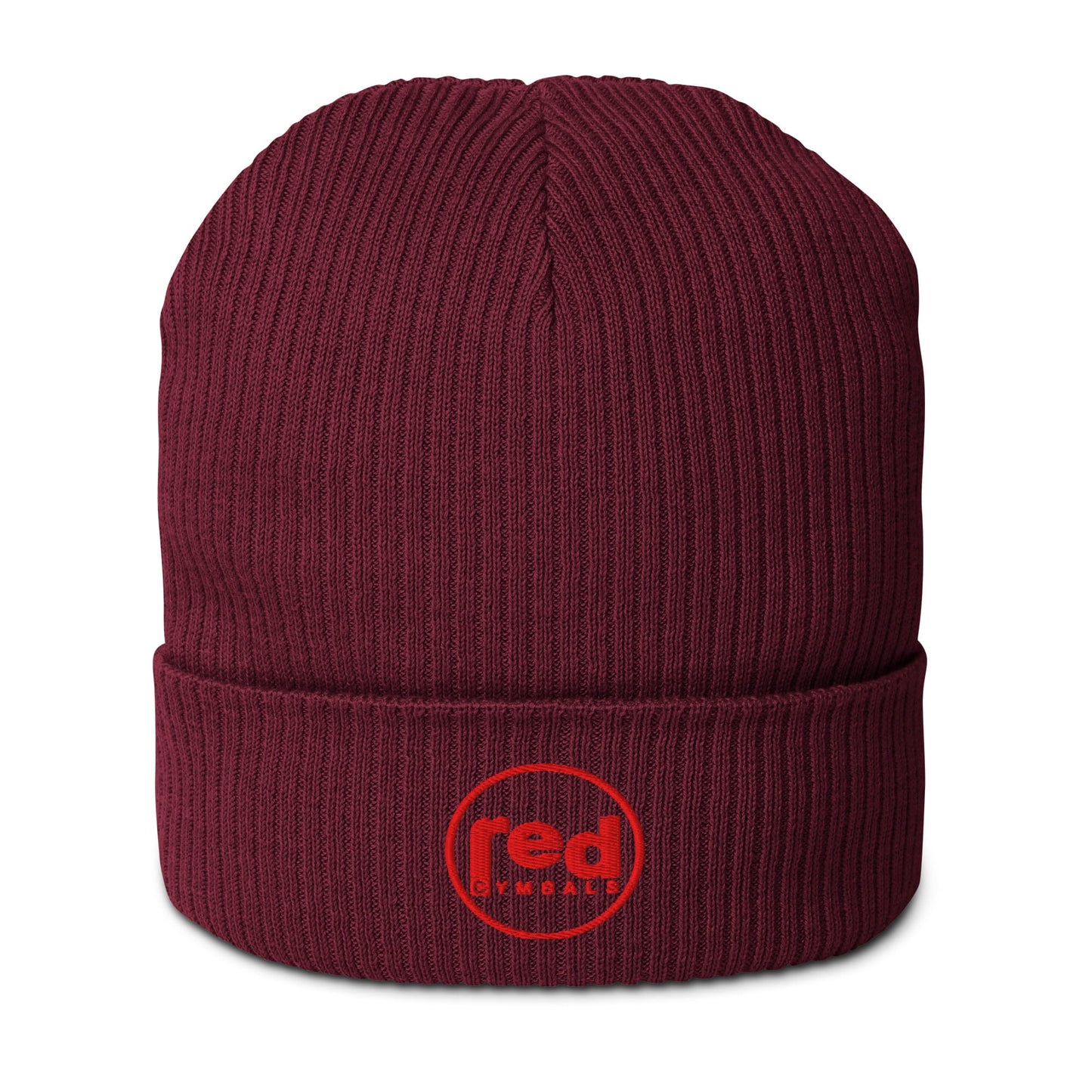 Red Cymbals  Beanie Red Cymbals Ribbed Beanie Red Cymbals Ribbed Beanie