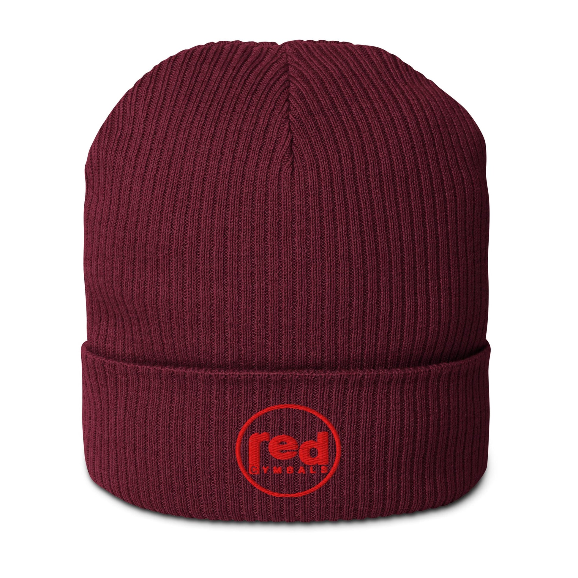 Red Cymbals  Beanie Red Cymbals Ribbed Beanie Red Cymbals Ribbed Beanie