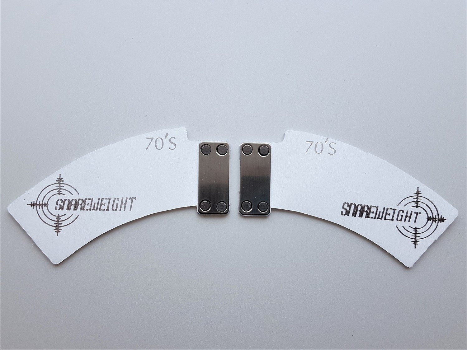 Snareweight 70s Insert for Brass #5 (Pair) Black or White White