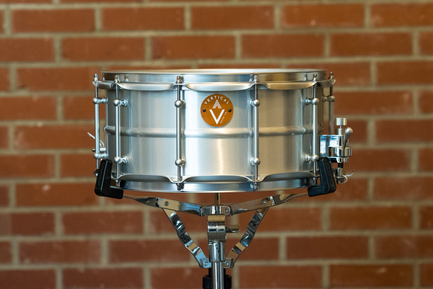 Vertical Drum Co. Pre-Chorus 14" x 6.5" Aluminium Snare Drum Satin with Trick Throw
