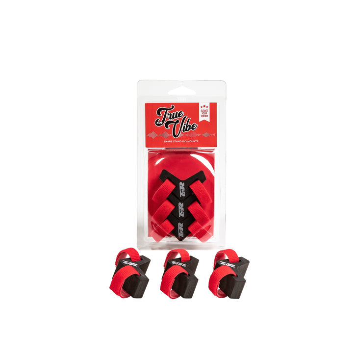 True Vibe 'Little' Snare Stand Isolation Mounts RED, BLUE or BLACK Label Red Label